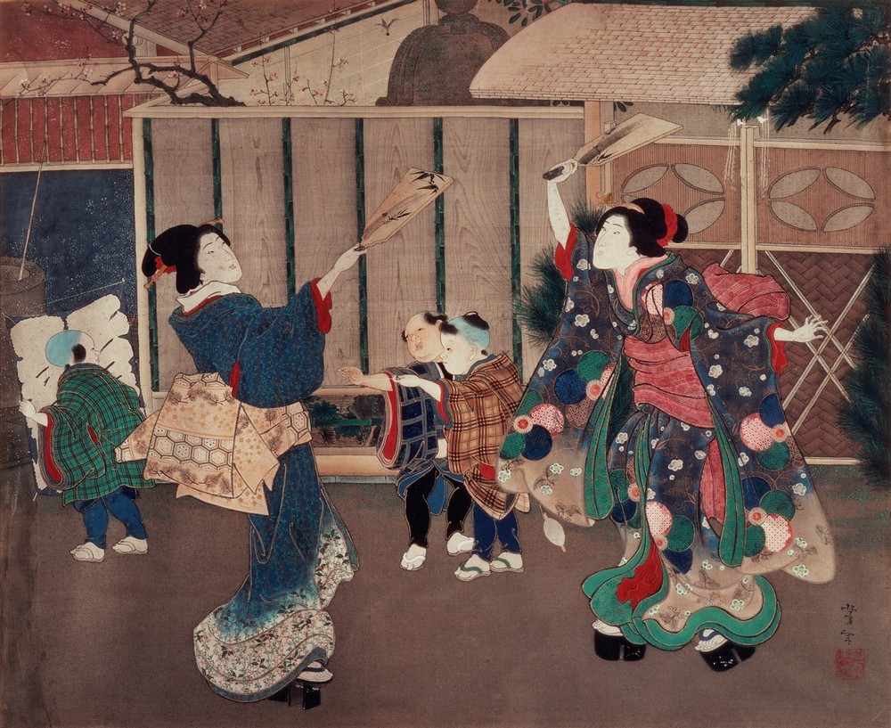 January; Celebrating the New Year (1860s)