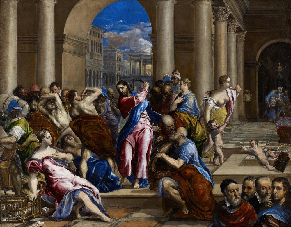 Christ Driving the Money Changers from the Temple (c. 1570)
