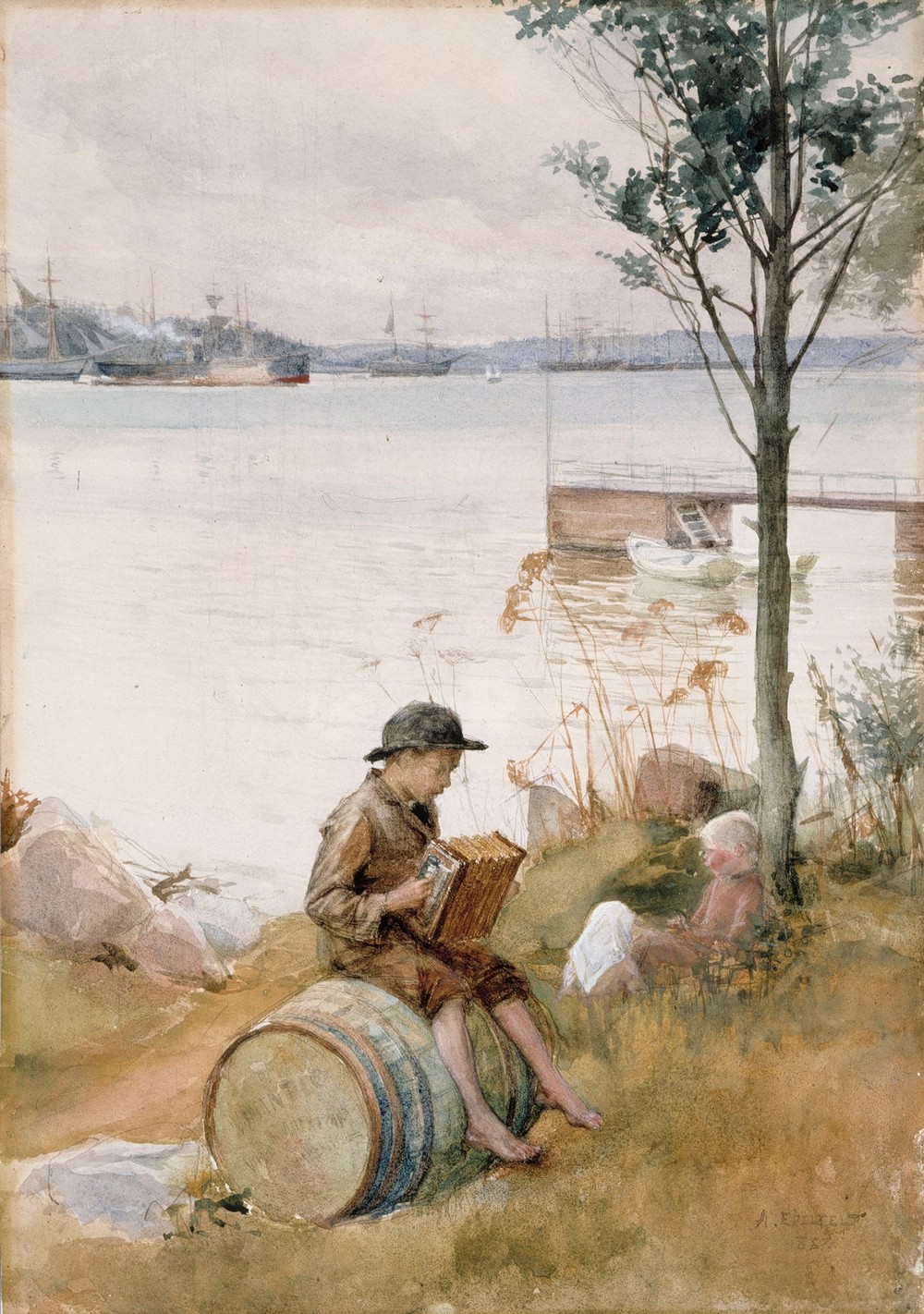 Serenade on the embankment