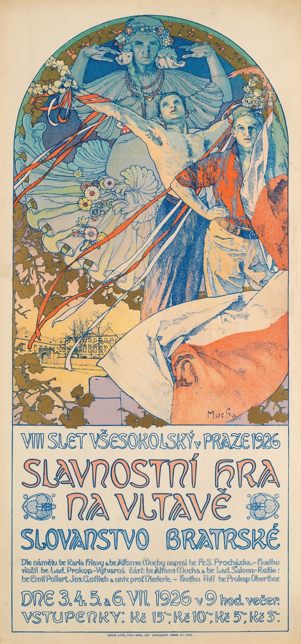 Poster for The Sokol Festival in Prague
