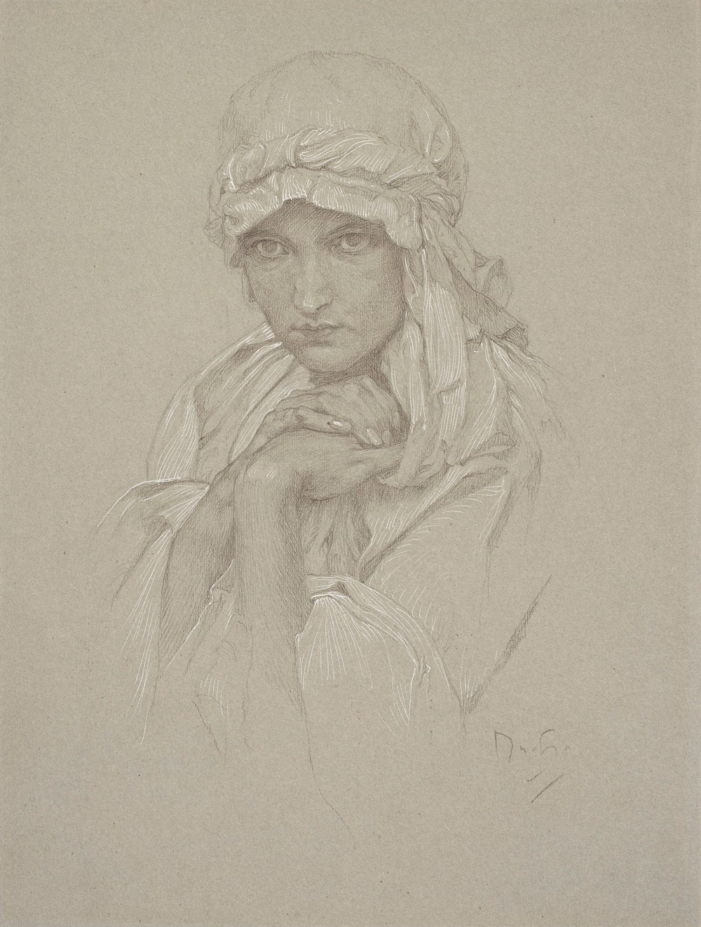 Portrait of the Artist’s Daughter in Slavic Dress