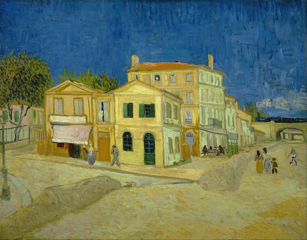 The yellow house (`The street’)