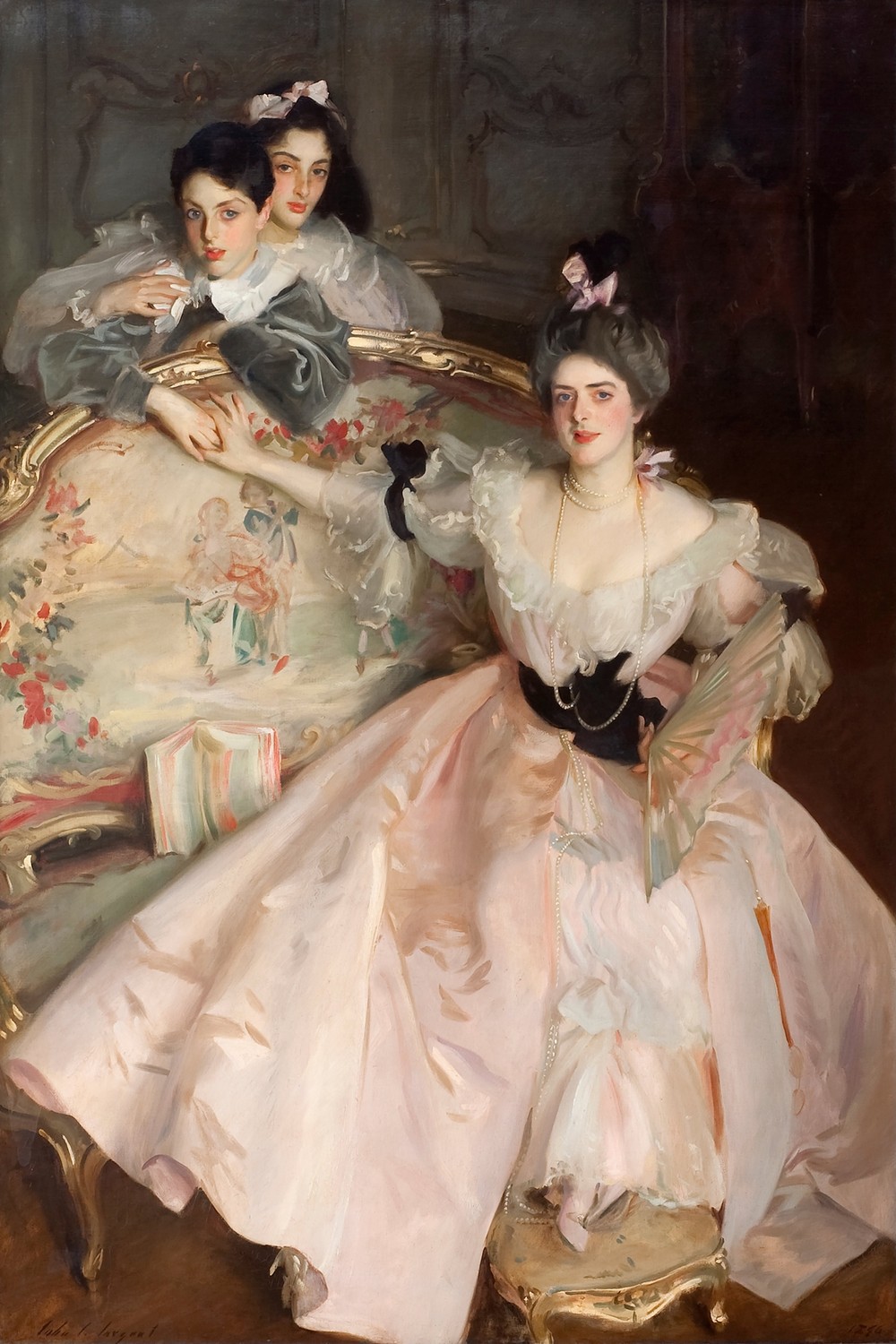 Mrs Carl Meyer And Her Children