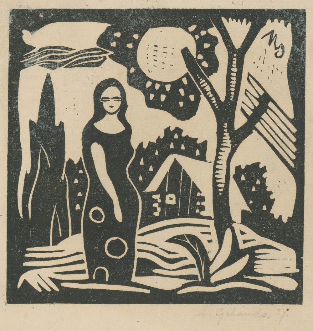 Woman in the country