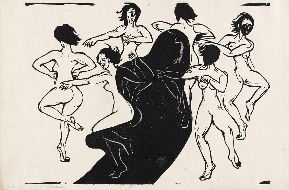 Nudes Dancing around a Shadow
