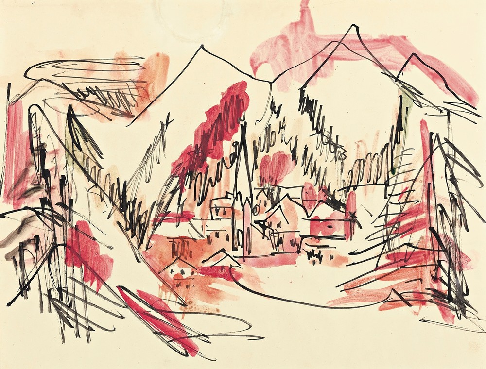 Landschaft Davos(Landscape At Davos)