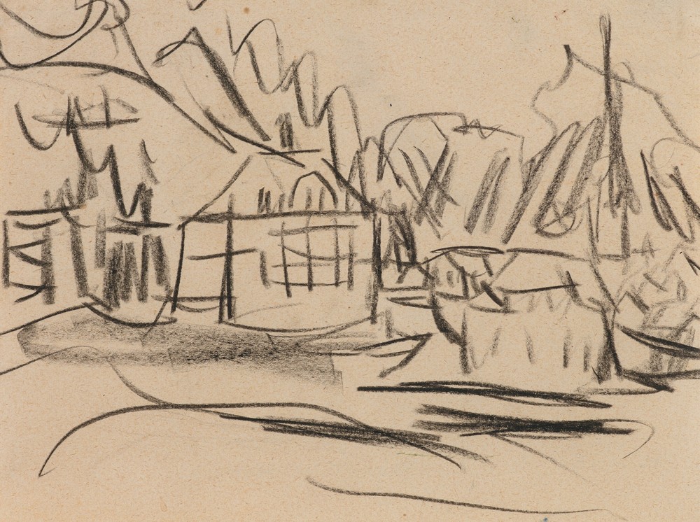 Blick auf Davos (circa 1924)