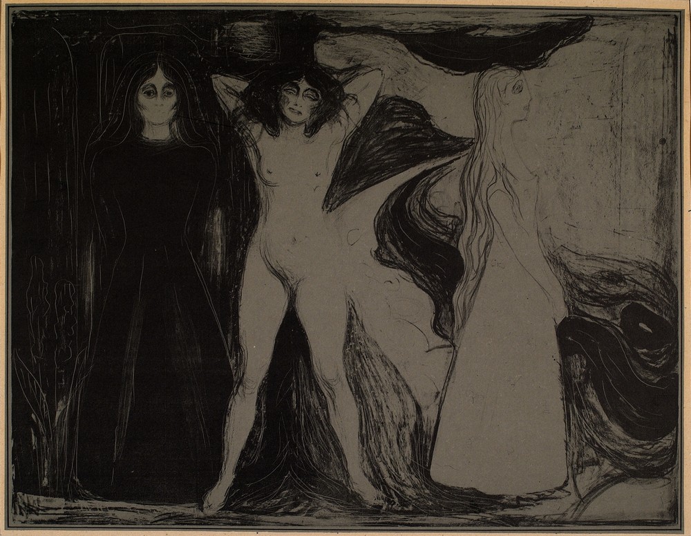 The Sphynx Woman in Three Stages
