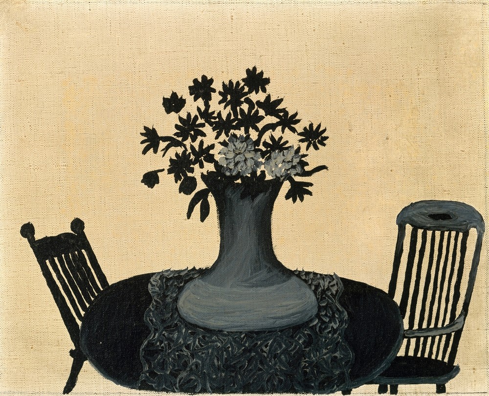 Table and Two Chairs