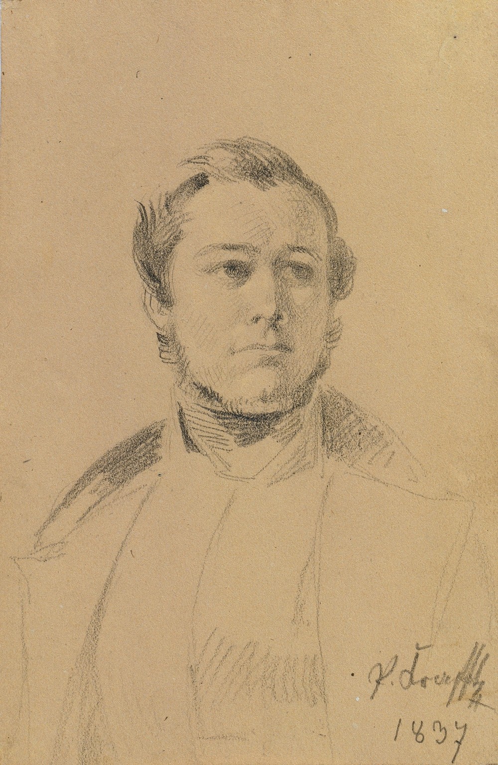 Porträtstudie Franz Xaver Eckl