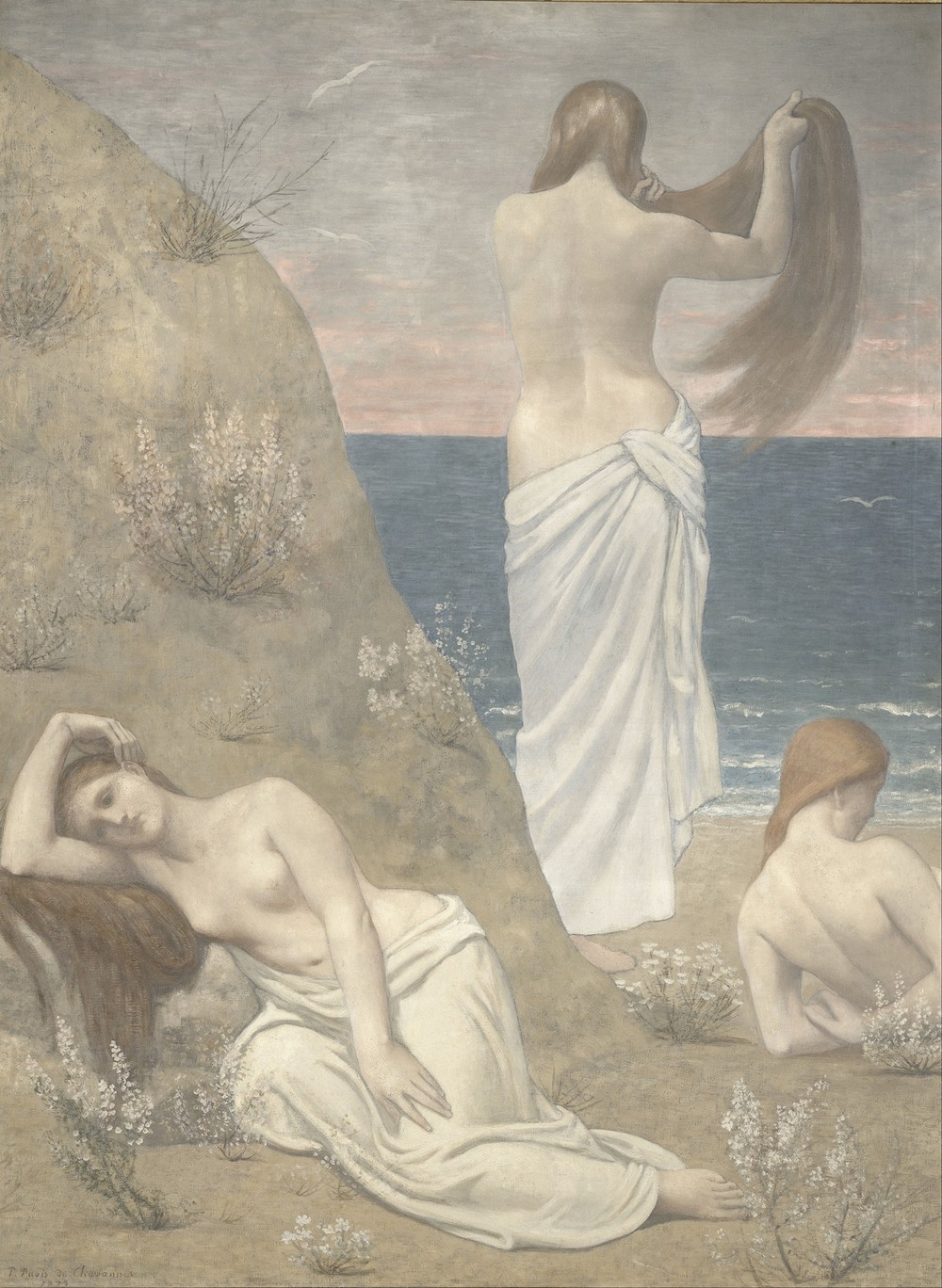 Young Girls by the Seaside