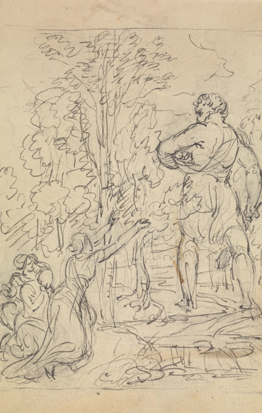 Study of a Woman, Imploring for the Return of Her Captive Child
