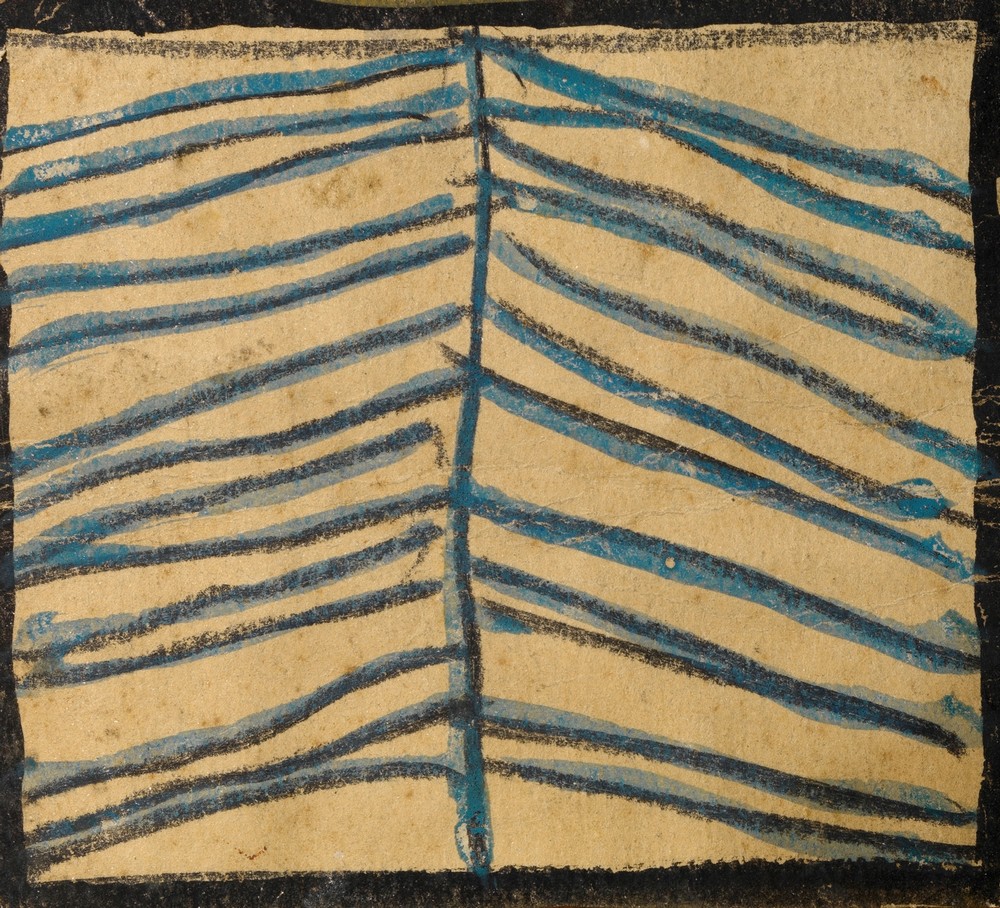 Abstrahierter Nadelbaum