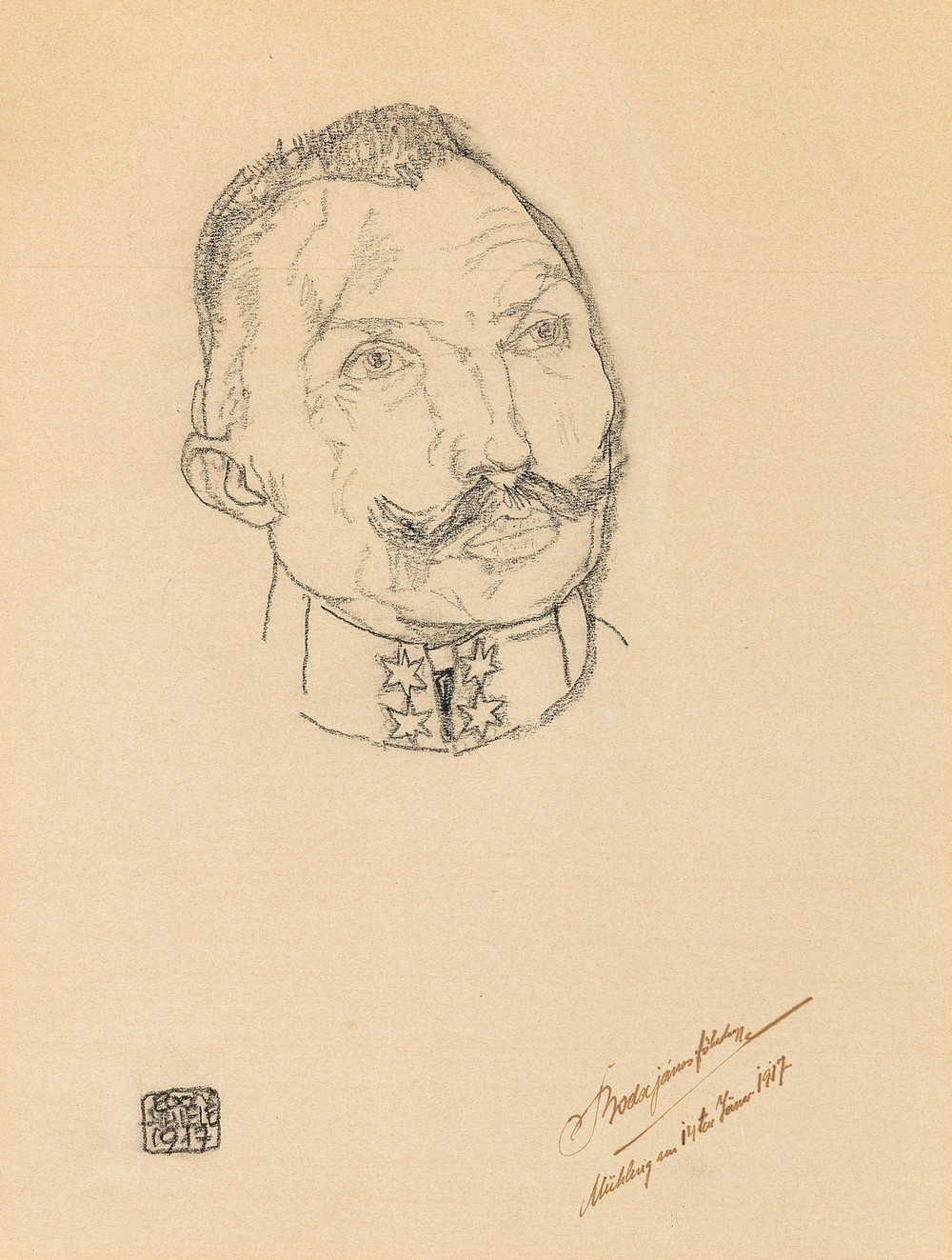 Portrait of Boda János